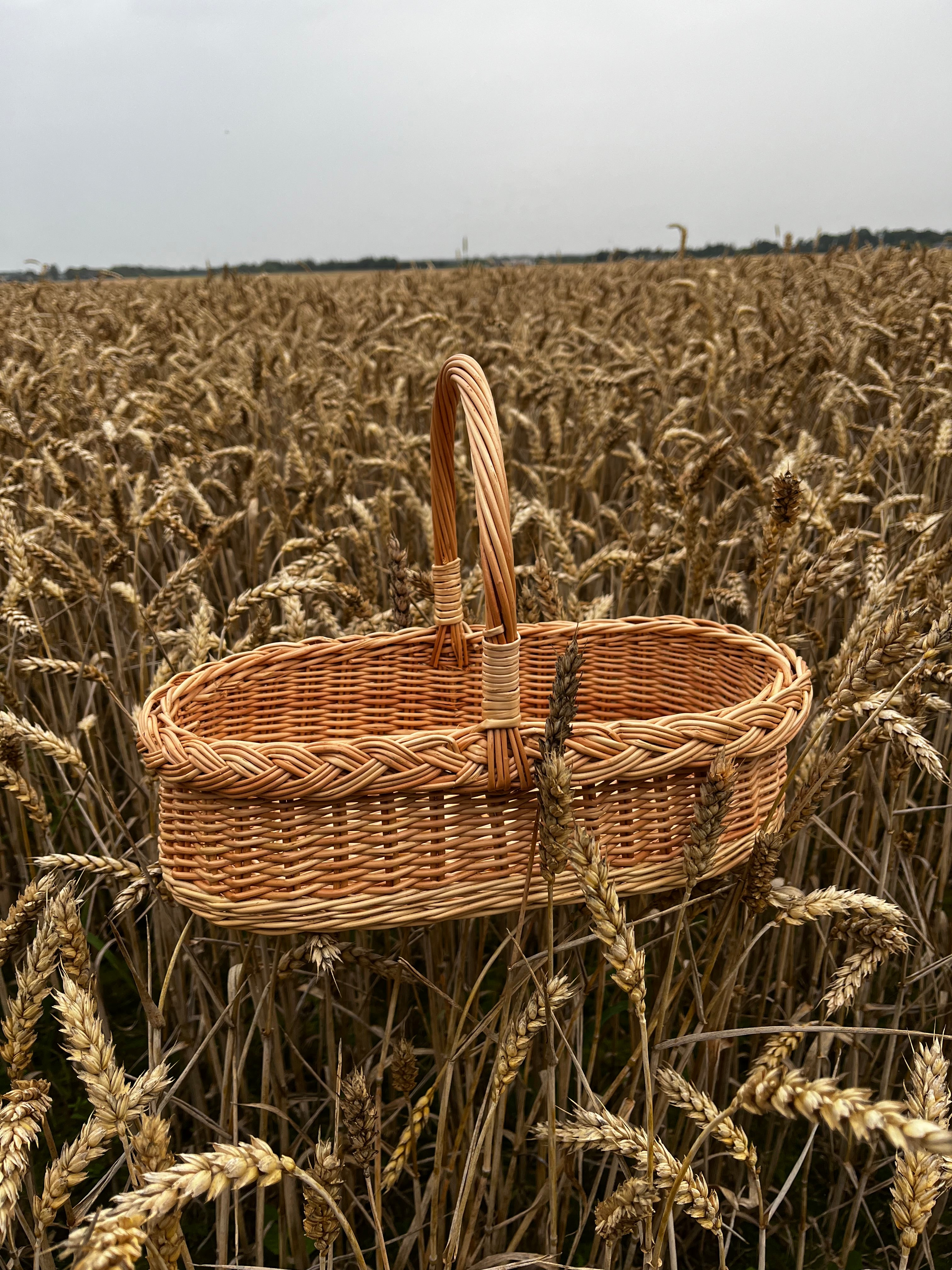 Wicker Flower Gathering Trug
