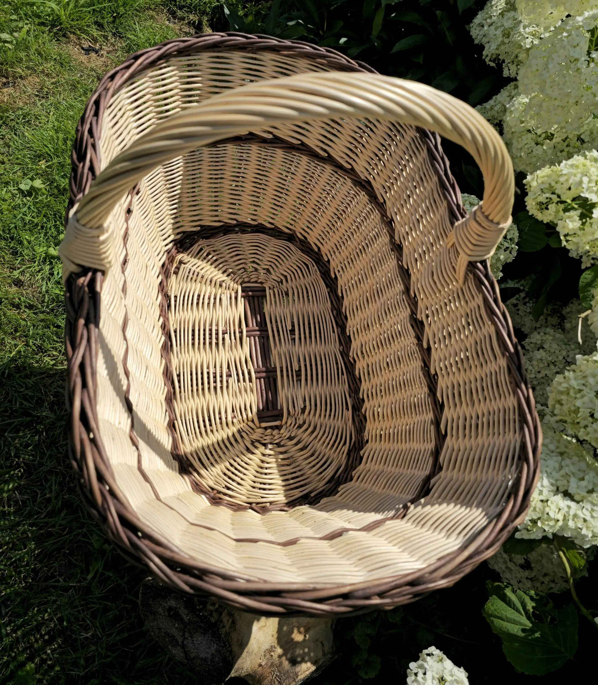 Huge Wicker Market Basket — storage basket, view 9