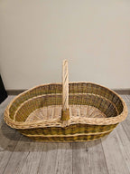 Large wicker basket 004b - NaturelyWoven wicker - handmade