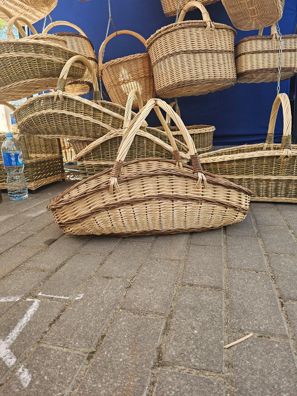 Two-Handled Wicker Garden Trug — wicker basket, view 13