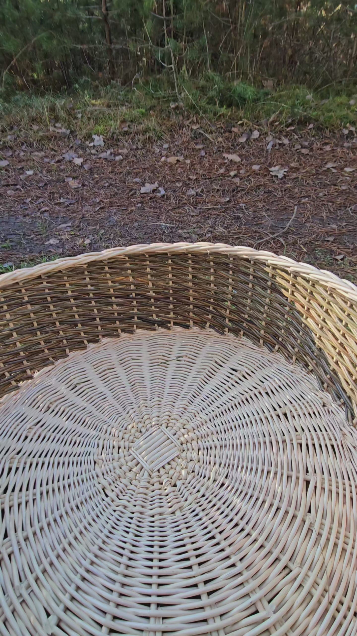 Oval Wicker Bowl 0023