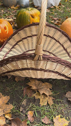 Handwoven Wicker Flower Basket
