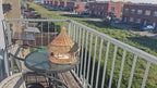 Wicker Bird Feeder with Cone Roof — product video