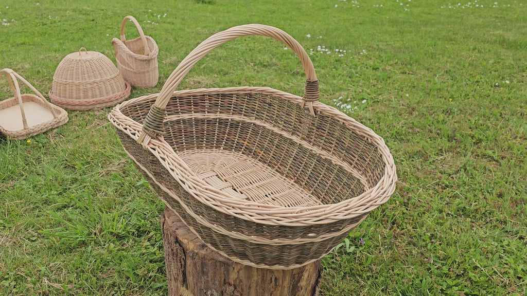 Firewood Basket with Handle