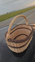 Handmade Wicker Foraging Basket