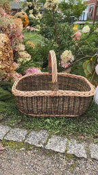 Wicker Picnic Basket with Handle