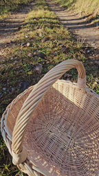 Small Entryway Basket with Handle