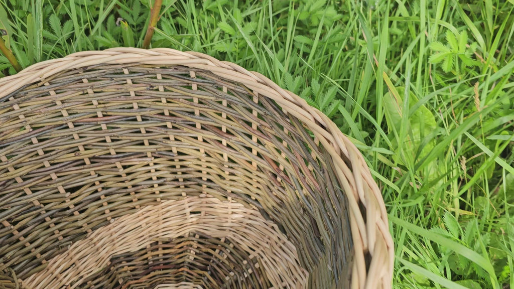 Wicker Picnic Basket with Divider