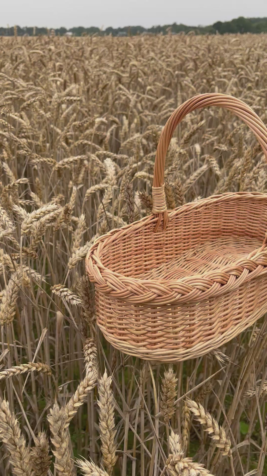 Wicker Flower Gathering Trug