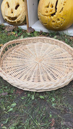 Rustic Handmade Wicker Tray
