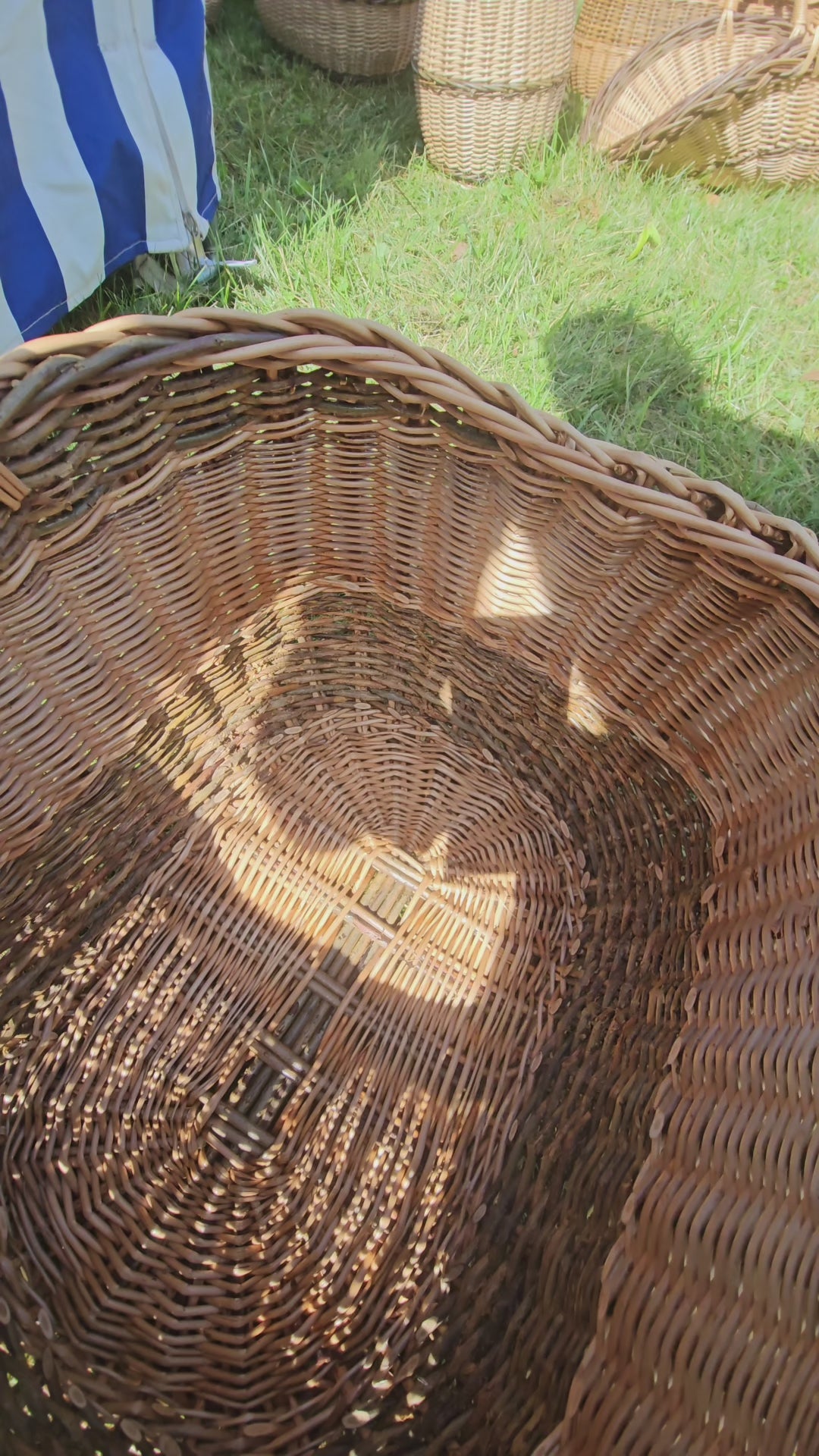 Handmade Wicker Picnic Basket