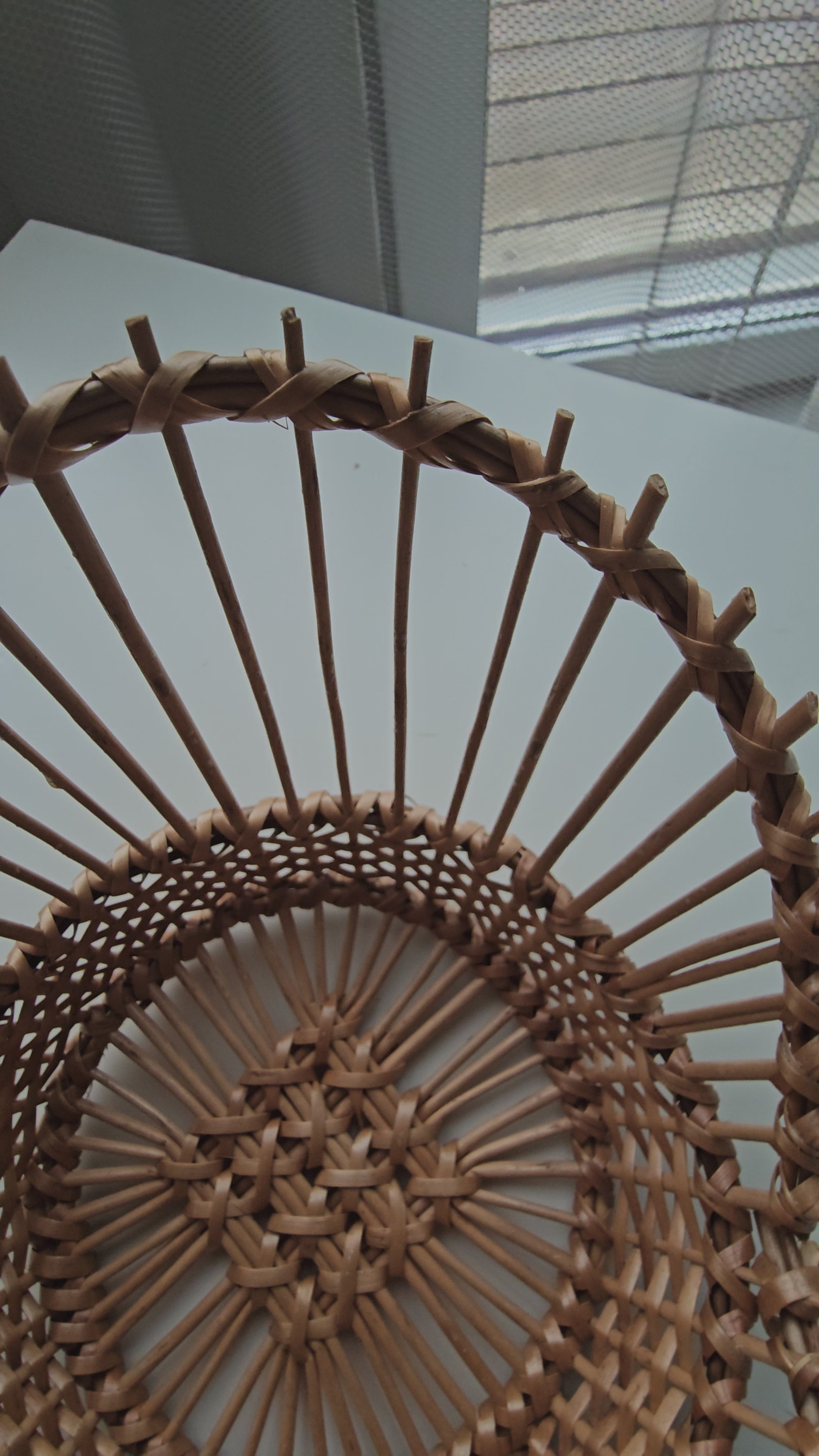 Handwoven Decorative Bowl for Bread, Fruit or Display