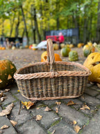 Wicker basket 053b - NaturelyWoven wicker - handmade