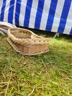 Willow Serving Tray — wicker tray, view 3
