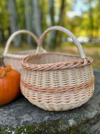 Wicker basket 006b - NaturelyWoven wicker - handmade