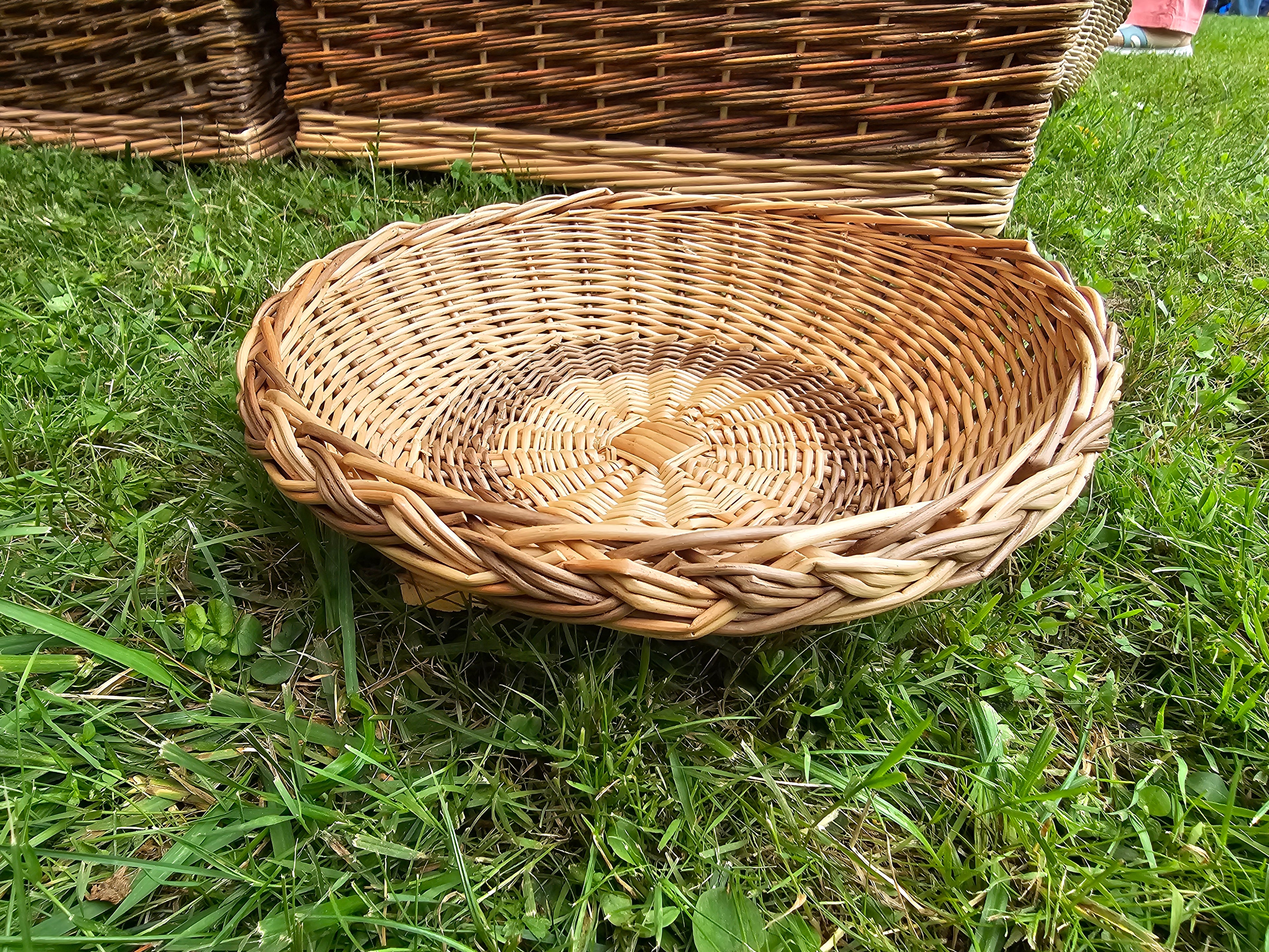 Wicker Bread Plate — wicker plate, view 5