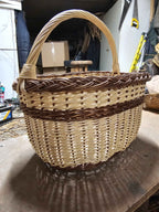 Wicker basket 050b - NaturelyWoven wicker - handmade