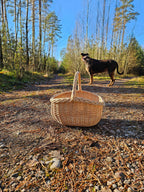 Small Wicker Fruit Basket — wicker basket, view 13