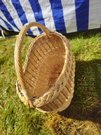 Wicker basket 021r - NaturelyWoven wicker - handmade