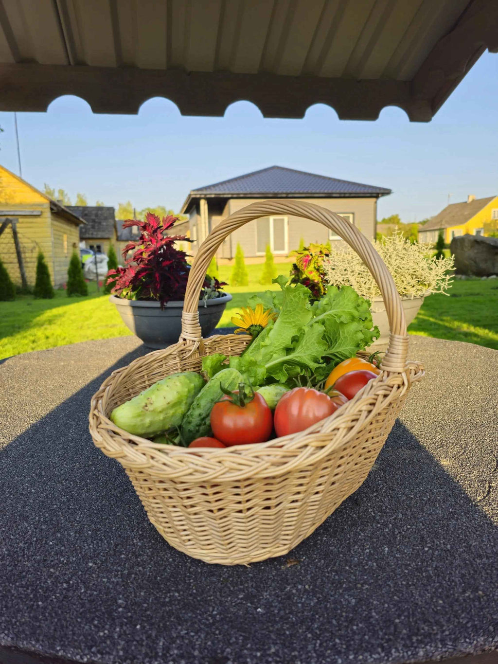 Wicker Kitchen Basket — wicker basket, view 11
