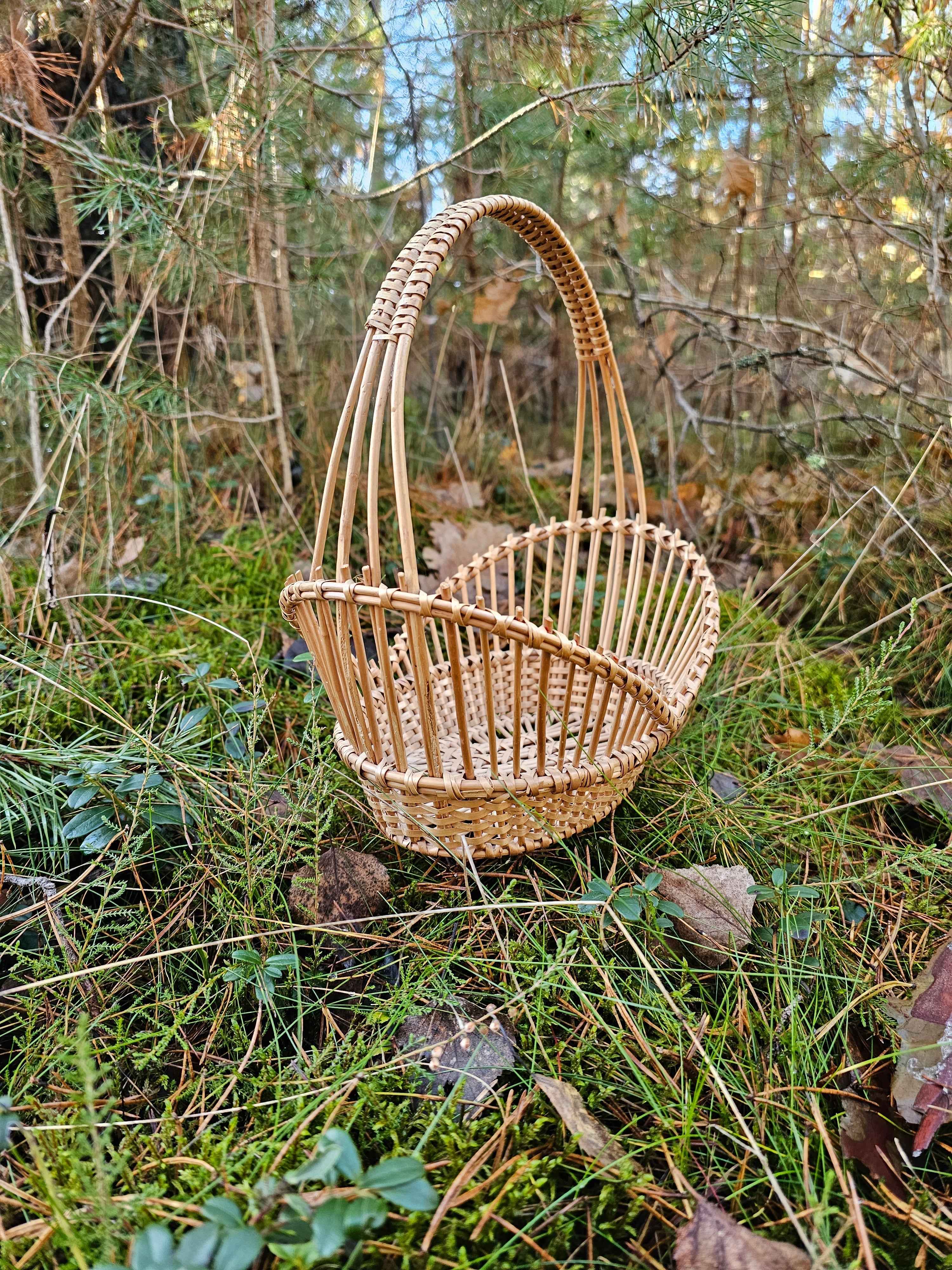 Ornate Wicker Serving Tray — wicker tray, view 3