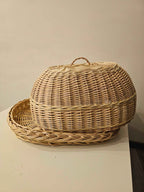 Wicker Bread Box — wicker tray, view 16