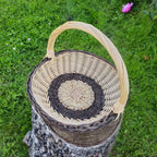 Willow Flower Girl Basket — flower basket, view 3